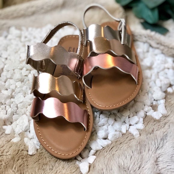 GAP Other - Gap kids metallic sandals size 12